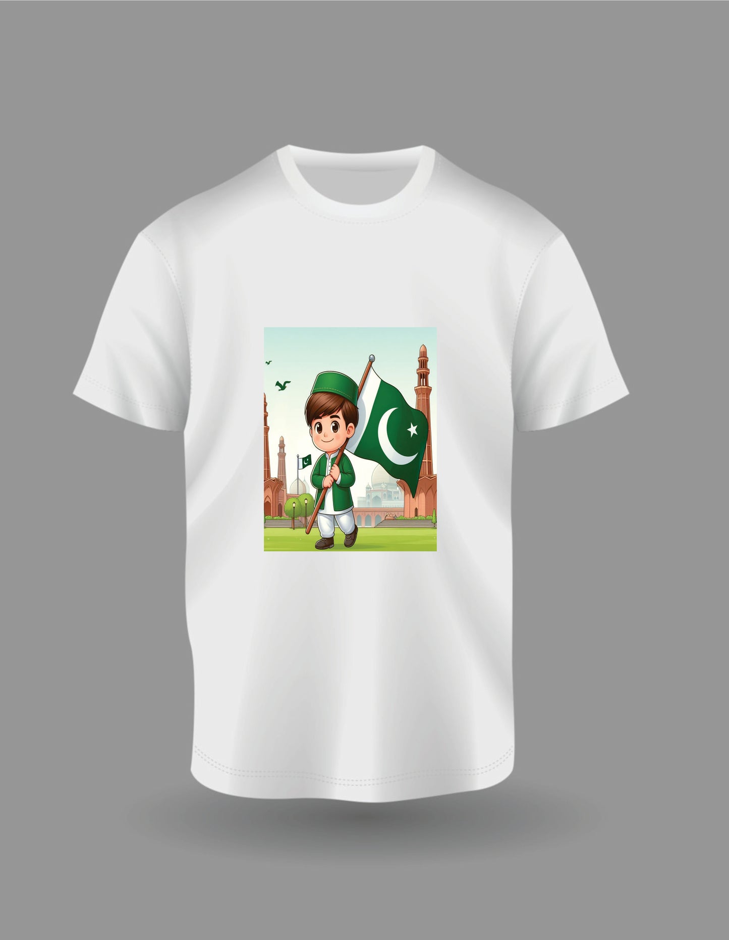 Independence Day of Pakistan printed tshirt