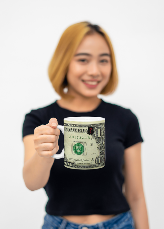 DOLLAR PRINTED MUG