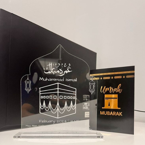 🕋 Umrah Mubarak Acrylic Shield 🕋